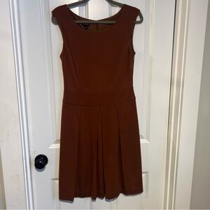 L.L. Bean 100% Merino Wool  Chocolate Brown Mini Dress